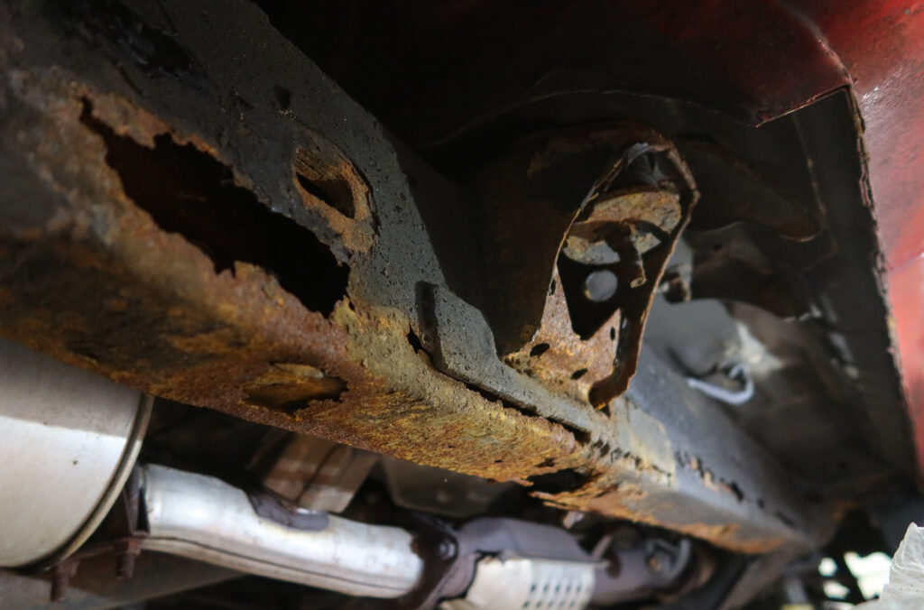 Toyota Rusted Frame Repair