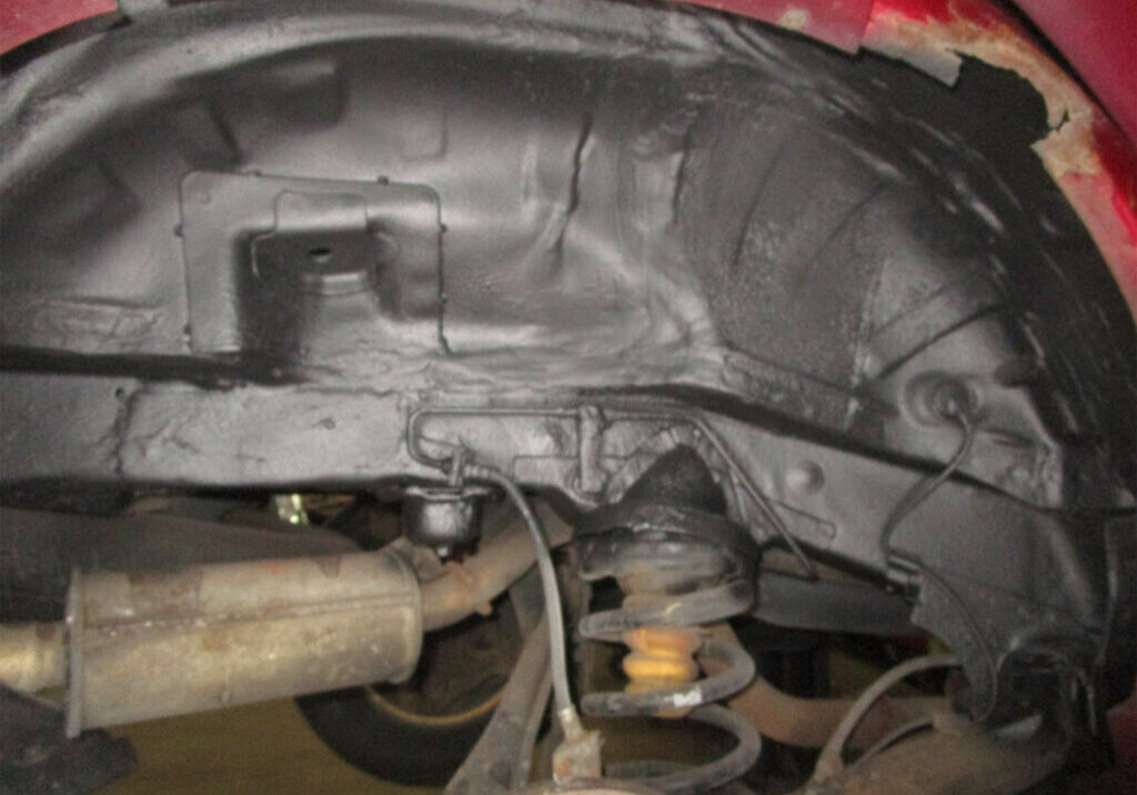 Ford Escape rear shock mount repair